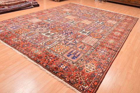 Bakhtiar Brown Hand Knotted 911 X 128 Area Rug 100-89844 Image 6