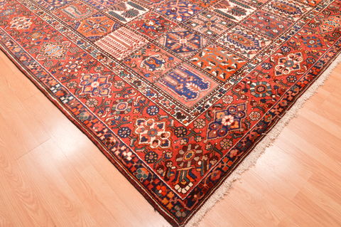 Bakhtiar Brown Hand Knotted 911 X 128 Area Rug 100-89844 Image 9
