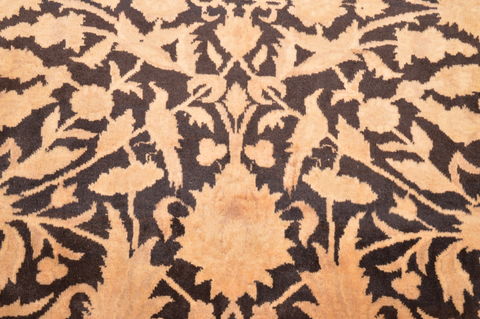 Chobi Black Hand Knotted 73 X 94 Area Rug 100-89846 Image 10