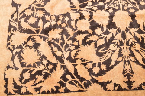 Chobi Black Hand Knotted 73 X 94 Area Rug 100-89846 Image 11