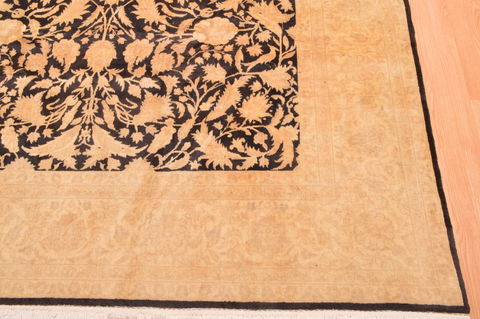 Chobi Black Hand Knotted 73 X 94 Area Rug 100-89846 Image 12