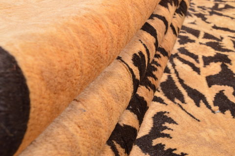 Chobi Black Hand Knotted 73 X 94 Area Rug 100-89846 Image 16