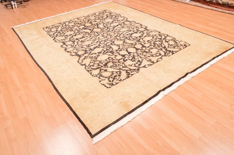 Chobi Black Hand Knotted 73 X 94 Area Rug 100-89846 Image 5