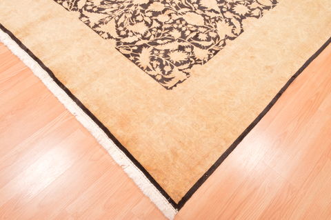 Chobi Black Hand Knotted 73 X 94 Area Rug 100-89846 Image 7