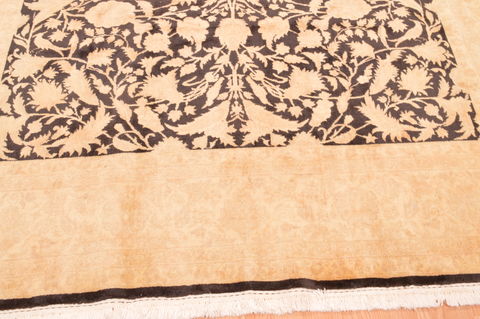 Chobi Black Hand Knotted 73 X 94 Area Rug 100-89846 Image 8