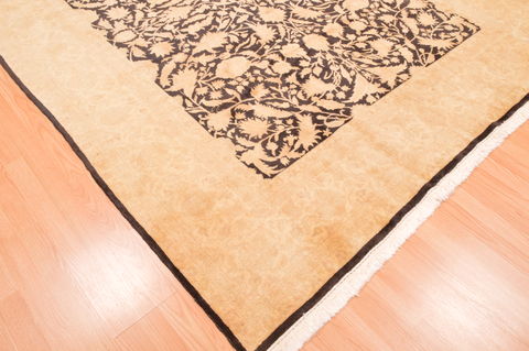 Chobi Black Hand Knotted 73 X 94 Area Rug 100-89846 Image 9