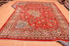 Moshk Abad Red Hand Knotted 100 X 136  Area Rug 100-89849 Thumb 17