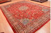 Moshk Abad Red Hand Knotted 100 X 136  Area Rug 100-89849 Thumb 3