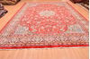 Moshk Abad Red Hand Knotted 100 X 136  Area Rug 100-89849 Thumb 4