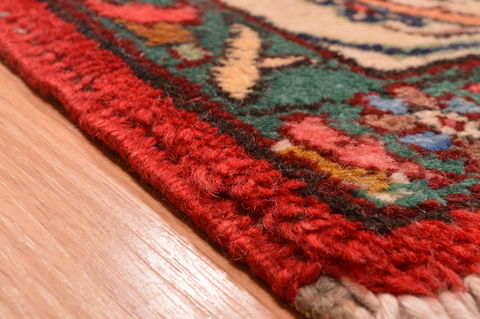 Tabriz Red Hand Knotted 100 X 131 Area Rug 100-89850 Image 13