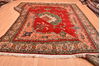 Tabriz Red Hand Knotted 100 X 131  Area Rug 100-89850 Thumb 16