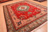 Tabriz Red Hand Knotted 100 X 131  Area Rug 100-89850 Thumb 3
