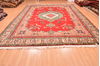 Tabriz Red Hand Knotted 100 X 131  Area Rug 100-89850 Thumb 4