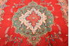 Tabriz Red Hand Knotted 100 X 131  Area Rug 100-89850 Thumb 9