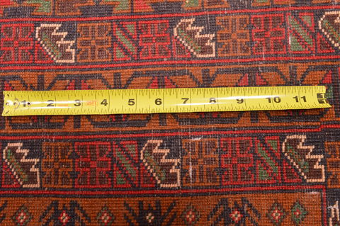 Baluch Blue Hand Knotted 39 X 69 Area Rug 100-89853 Image 12