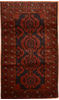 Baluch Blue Hand Knotted 39 X 69  Area Rug 100-89853 Thumb 0
