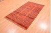 Khan Mohammadi Orange Hand Knotted 38 X 67  Area Rug 100-89862 Thumb 2