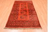 Khan Mohammadi Orange Hand Knotted 38 X 67  Area Rug 100-89862 Thumb 4