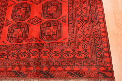 Khan Mohammadi Red Hand Knotted 410 X 73 Area Rug 100-89863 Image 10