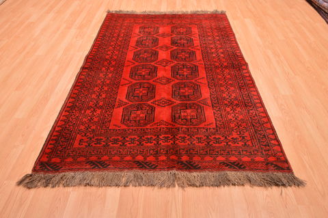 Khan Mohammadi Red Hand Knotted 410 X 73 Area Rug 100-89863 Image 1