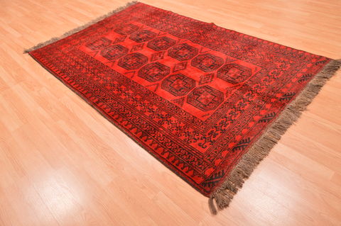 Khan Mohammadi Red Hand Knotted 410 X 73 Area Rug 100-89863 Image 3