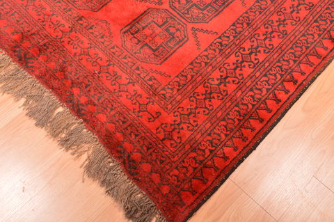 Khan Mohammadi Red Hand Knotted 410 X 73 Area Rug 100-89863 Image 6