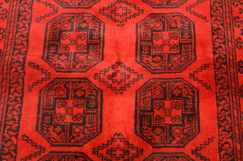Khan Mohammadi Red Hand Knotted 410 X 73 Area Rug 100-89863 Image 8