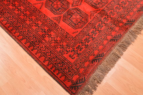 Khan Mohammadi Red Hand Knotted 410 X 73 Area Rug 100-89863 Image 9