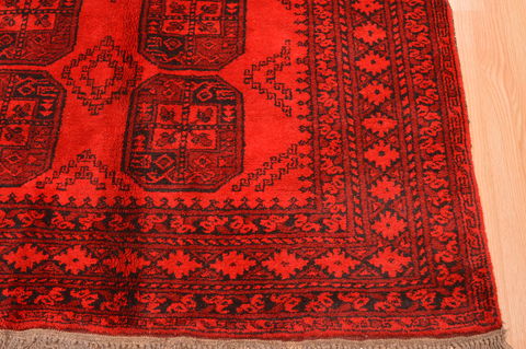 Khan Mohammadi Red Hand Knotted 51 X 610 Area Rug 100-89865 Image 10