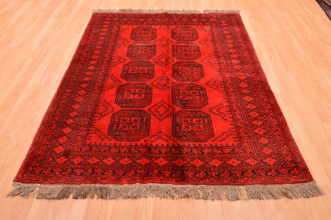 Khan Mohammadi Red Hand Knotted 51 X 610 Area Rug 100-89865 Image 1