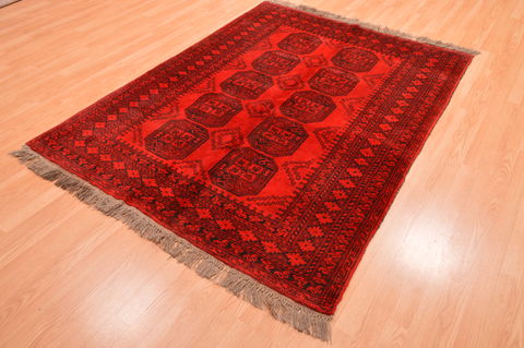 Khan Mohammadi Red Hand Knotted 51 X 610 Area Rug 100-89865 Image 2