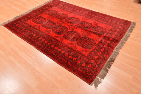 Khan Mohammadi Red Hand Knotted 51 X 610 Area Rug 100-89865 Image 3
