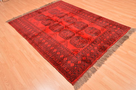 Khan Mohammadi Red Hand Knotted 51 X 610 Area Rug 100-89865 Image 5
