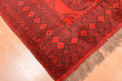 Khan Mohammadi Red Hand Knotted 51 X 610 Area Rug 100-89865 Image 6