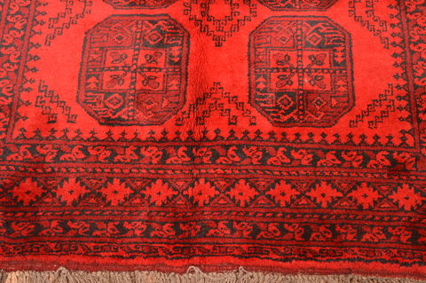 Khan Mohammadi Red Hand Knotted 51 X 610 Area Rug 100-89865 Image 7