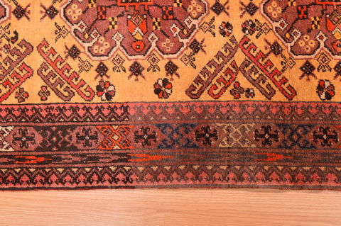 Khan Mohammadi Yellow Hand Knotted 39 X 62 Area Rug 100-89866 Image 13