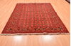 Khan Mohammadi Red Hand Knotted 57 X 78  Area Rug 100-89868 Thumb 1