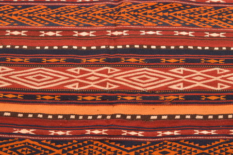 Kilim Brown Hand Knotted 310 X 84 Area Rug 100-89872 Image 12