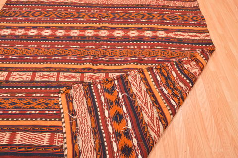 Kilim Brown Hand Knotted 310 X 84 Area Rug 100-89872 Image 13