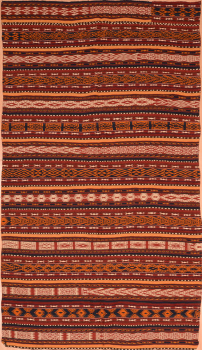 Kilim Brown Hand Knotted 310 X 84 Area Rug 100-89872 Image 0