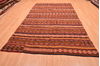 Kilim Brown Hand Knotted 310 X 84  Area Rug 100-89872 Thumb 1