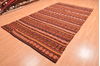 Kilim Brown Hand Knotted 310 X 84 Area Rug 100-89872 Thumb 2