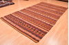 Kilim Brown Hand Knotted 310 X 84  Area Rug 100-89872 Thumb 6