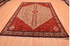 Abadeh Red Hand Knotted 68 X 101  Area Rug 100-89873 Thumb 1