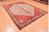 Abadeh Red Hand Knotted 68 X 101  Area Rug 100-89873 Thumb 5