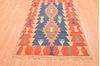 Kilim Orange Hand Knotted 310 X 58 Area Rug 100-89875 Thumb 1