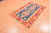 Kilim Orange Hand Knotted 310 X 58 Area Rug 100-89875 Thumb 2