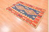 Kilim Orange Hand Knotted 310 X 58  Area Rug 100-89875 Thumb 3