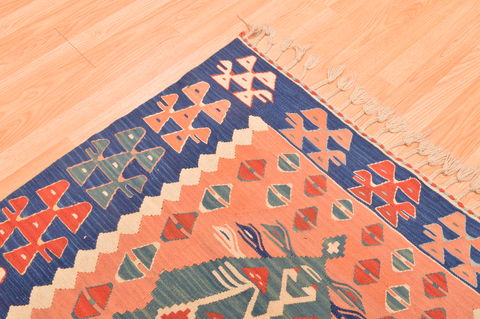 Kilim Red Flat Woven 38 X 56 Area Rug 100-89876 Image 10