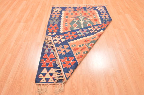 Kilim Red Flat Woven 38 X 56 Area Rug 100-89876 Image 12